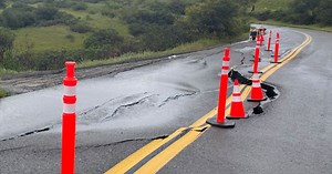 Pavement issues close Jalama Road from Hwy 1 to Jalama Beach near Lompoc