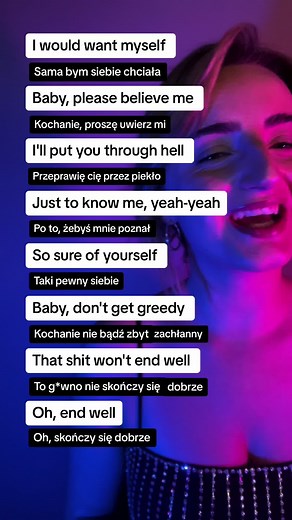 Tate McRae - Greedy Song Lyrics in English and Polish