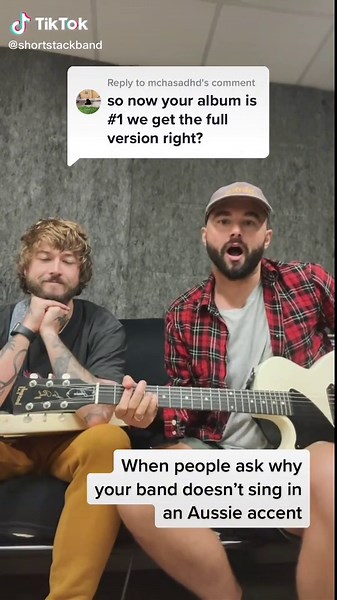 ShortStack Band: Aussie Accent & Sweetheart Song