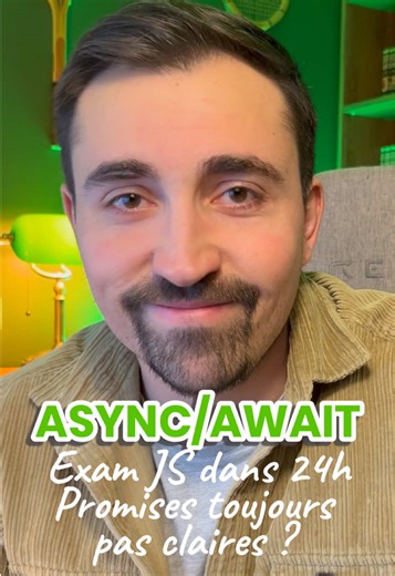 ⚡ JOUR 10/30 - Maîtrise les Promesses JS sans l’IA 30 jours pour devenir meilleur qu’un vibe coder. Aujourd’hui : Les Promesses JavaScript expliquées sur learn-js.org avec exercices interactifs. Comprends resolve/reject au lieu de copier du code asynchrone. SITE GRATUIT : 👉 https://learn-js.org/en/Async_and_Await Wooden Koder - 30 jours pour devenir meilleur qu’un vibe coder ⬇️ Abonne-toi pour ne rien louper !​​​​​​​​​​​​​​​​