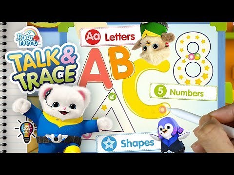 Write Alphabets A-Z, Numbers 1-10 & Shapes with the Nemies in Badanamu Talk & Trace