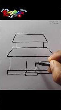House Drawing #art #shorts #reels