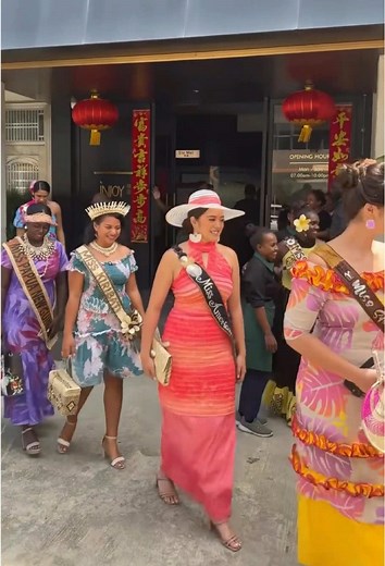 Our beautiful island queens visit to the Solomon Islands National Art Gallery today🇸🇧 #Misspacificislands2025 #fyp #solomonislandstiktok🇸🇧 Vc: MSIP, BAS.