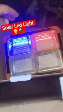 Solar Led Light lighting solar powered led flood light with power bank and phone charge #viralvideo