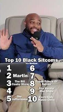 Top 10 Black Sitcoms! #podcast #top10