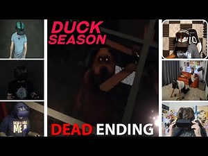 Let's Players Reaction To The Dead Ending - Duck Season