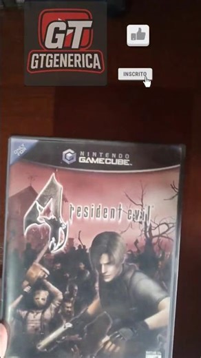 Resident Evil 4 - Nintendo Game Cube -2005- Mídia física Mini DVD -Capcom-Como era!