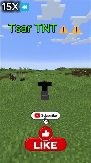 Minecraft Tsar Explosion #minecraft #minecraftshorts