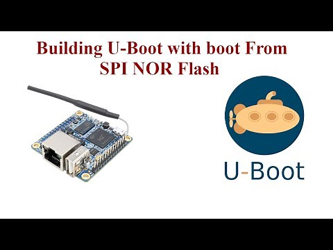 Orange Pi Zero U-boot building with SPI NOR Flash Boot support
