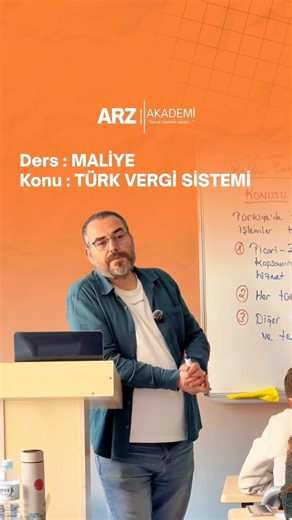 Arz Akademi on Instagram: "Maliye dersinde Türk Vergi Sistemi kafanı karıştırmasın. Murat Güzelli hoca, vergilerin mantığını adım adım anlatarak zor gibi görünen konuları anlaşılır hale getiriyor. Doğru anlatım, doğru tekrar ve doğru programla sınava bir adım daha hazırsın. Sen de sürecini Arz Akademi ile planla, vergi sorularında avantajı eline geçir. #kpssa #kpssa2025 #kpssa2026 #iibf #maliye #vergisistemi #kpssagrubu #kpsshazırlık #kamusınavı #atanmakistiyorum #hedefkadro #sınavmaratonu #ders