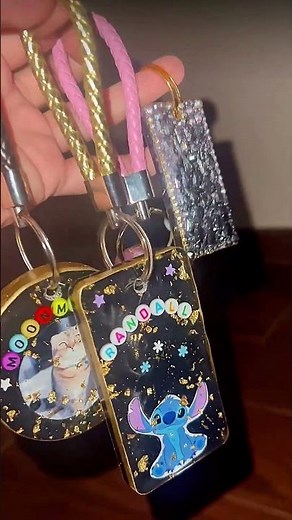 Customized Resin Keychains with Names ✨ Handmade, Glossy & Perfect Personalized Gift Idea 💎