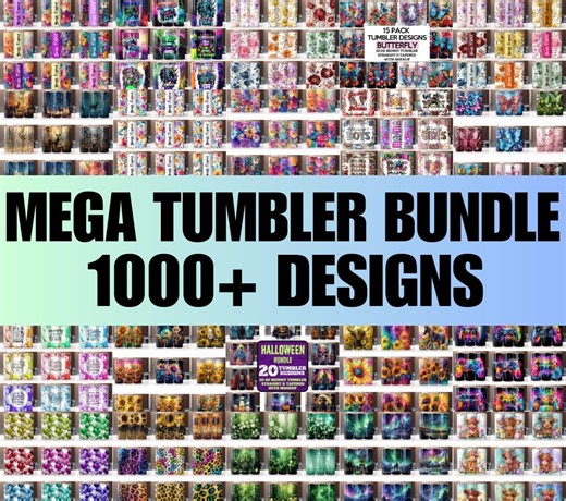 1000  Tumbler Wrap Designs: Mega PNG Bundle (digital Download) - Etsy
