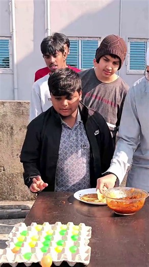 Ping Pong Crate Challenge vs Fast Eater! 🏁 Can you stop me from eating? #shorts