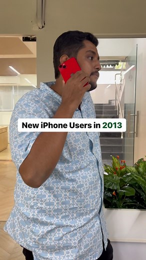 Arun Prabhudesai | 2013 Vs 2023 iPhone Reactions 🫣 Share with new iPhone users. 😂 . . “. . Follow us @trakintech for more such informative reels on Instagram... | Instagram