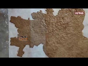 How to make 3D map with clay...different work