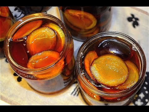 Pickled PLUMS for the winter without sterilization / Recipe for pickled plums / Super snack !!! #...