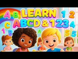 Learn ABCD & 12345 | Fun Kids Learning Video | Alphabet & Numbers for Children