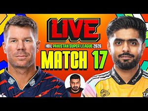 PSL Live Match Today: Peshawar Zalmi vs Karachi Kings | PSL Live 2026 | Watch Party | Match 17 |