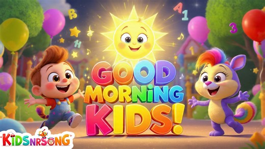 Good Morning Kids Educational Songs for Children | Kids Nursery Rhymes Song | Kids - Nursery Rhymes Song