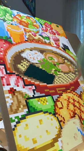 The Hardest Pixel Painting | Timelapse Art Collage