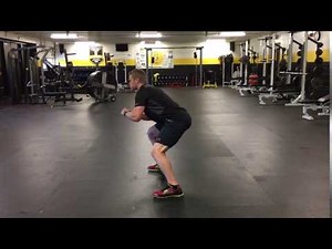 Lateral Deceleration Shuffle (Slow) Side View