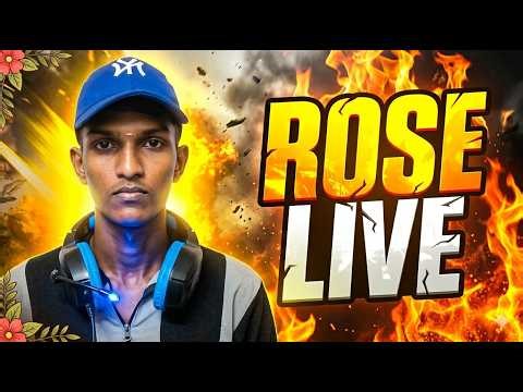 🔴 Live 🔥 Free Fire Tamil Live | Rank Push | Custom Room | Rose YT 08