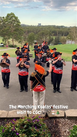 Last Friday 19 December, Santa 🎅🏼 arrived in style led by Newcastle's very own Marching Koalas!🐨 🎶 What a wonderful way to begin the festivities! 🥳 | Charlestown Golf Club & Driving Range