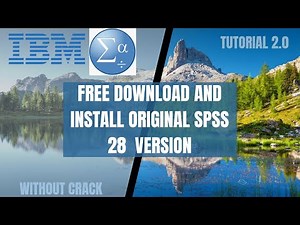Original SPSS software : Free download and install from IBM | SPSS data analysis | Tutorial 2.0