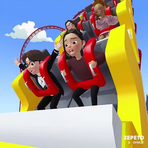 Animated Roller Coaster Adventure Featuring Fun Characters