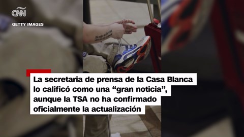 La TSA eliminará el requisito de no llevar zapatos en los controles de seguridad de los aeropuertos de EE.UU.
