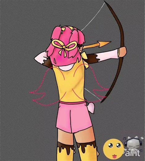 agora que percebi que a flecha ficou torta #art #korfc #valentine