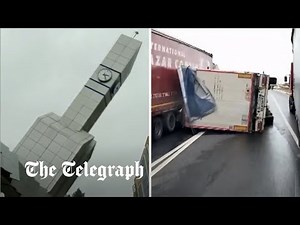 Storm in Turkey kills at least four people, topples clock tower and overturns trucks