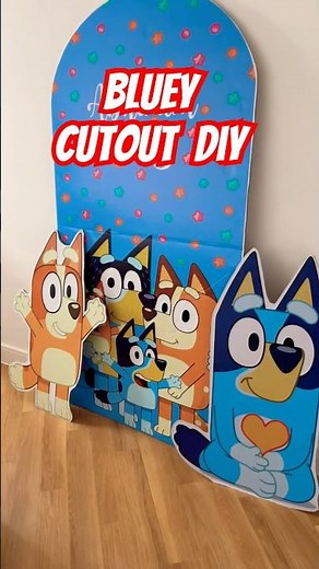 DIY Bluey Character Cutout | Easy Kids' Craft #ARam