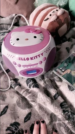 Hello Kitty CD player boombox and MSI ￼FGWSSS CD #mindlessselfindulgence ￼#msi #hellokitty