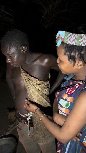 😂🍽️ Chaba’s Focus Is Food, Not Love! 🤣❤️🔥 #Hadzabe #ExploreAfrica #africanculture