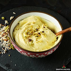 Shrikhand Recipe (Flavored Yogurt) - Swasthi's Recipes