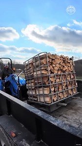 100K views · 331 reactions | Quick Wood Stacking #organizer #woodstacking #firewood | Hometownacres | Facebook