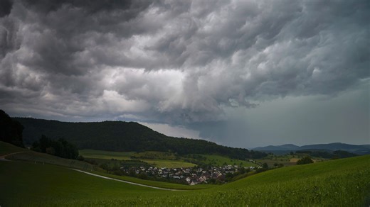 Thunderclouds, Thunderstorm, Clouds. Free Stock Video