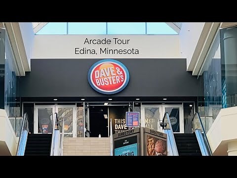 Dave & Buster's Arcade Tour - Edina, Minnesota (RARE GAMES!)