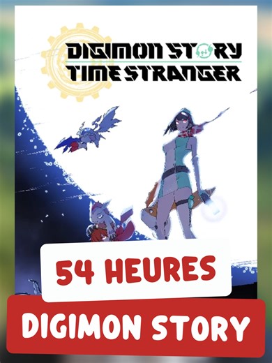 🎮 Résumé de mon avis sur Digimon Story: Time Stranger 54h de jeu sur Steam PC, aventure terminée endgame débloqué 💥 ✅ 450 Digimons, un système de combat stratégique, une digivolution ultra complète et une histoire avec de bons twists ✅ Graphismes et zones réussis ❌ Manque de contenu dans l’entraînement, manque de visibilité du lore sur les Digimons, OST des animés absente et DLC qui ajoute des donjons payants ⭐ Note : 18/20 ✅ Un excellent poke-like, meilleur que les derniers Pokémon selon moi