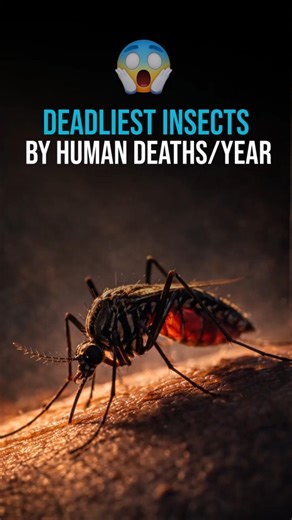 Deadliest Insects (By Human Deaths/Year)