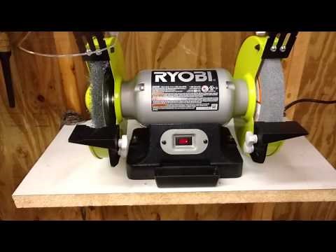 8 inch Ryobi bench grinder review