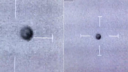 UFO hunter spots mysterious black object floating in the sky