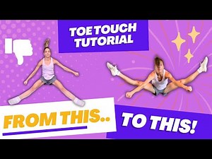 How to DO/IMPROVE your toe touch!- "cheer jump" tutorial