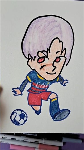 Bunny Iglesias 10 Seconds Speed Drawing Challenge #drawing #bluelock #shorts