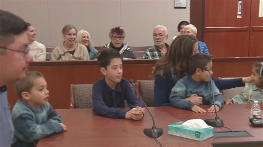 Adams County celebrates the adoption of 7 children into five families for National Adoption Day