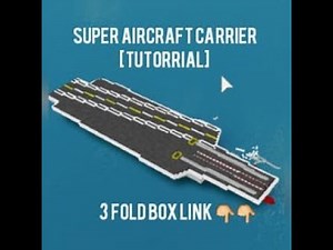 Roblox plane crazy Tutorial Super aircraft carrier part.1