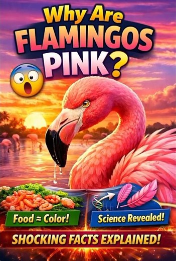 Why Flamingos Are Pink 🦩 | The Shocking Science Behind Their Color