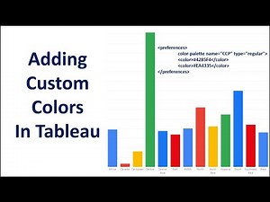 Adding Custom Colors in Tableau