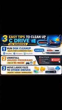 how to clean up disk space on windows 10 11